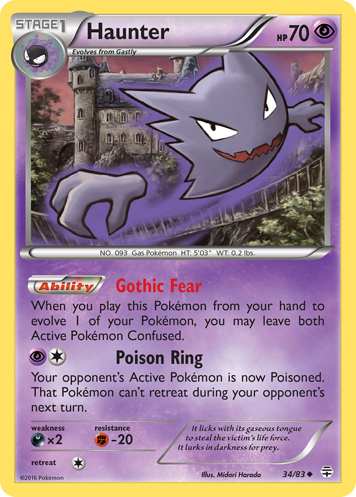 Generations Haunter #34/83